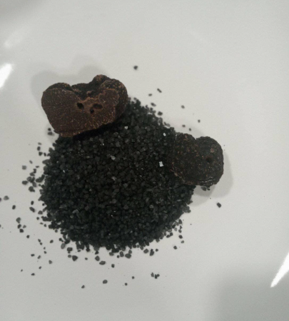 Hawaiian Black Lava Sea Salt w/ Black Winter Truffles 50 grams Free Shipping