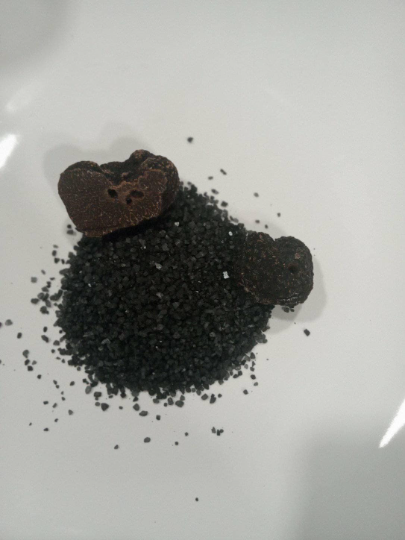 Hawaiian Black Lava Sea Salt w/ Black Winter Truffles 50 grams Free Shipping